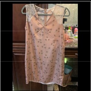 All saints 100% silk floral dress